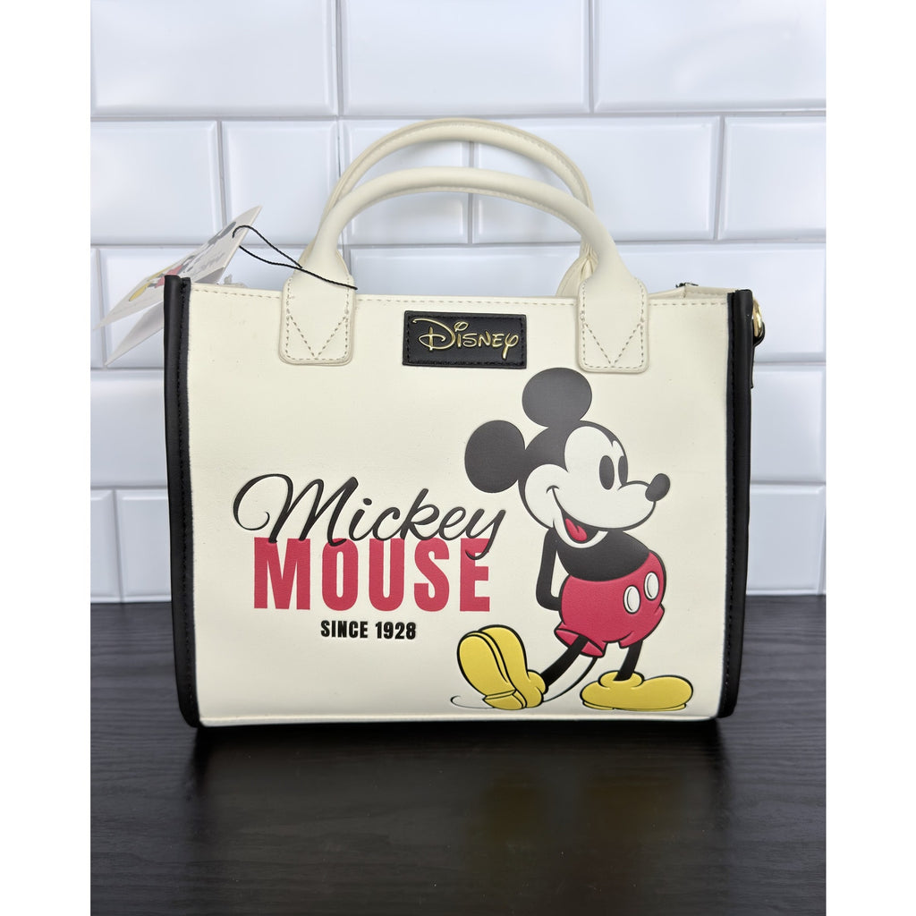 Primark x Disney Mickey and Friends Faux Leather Tote Bag NWT