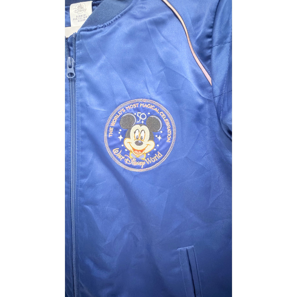 Walt Disney World 50th Anniversary Women's Bomber Jacket Large