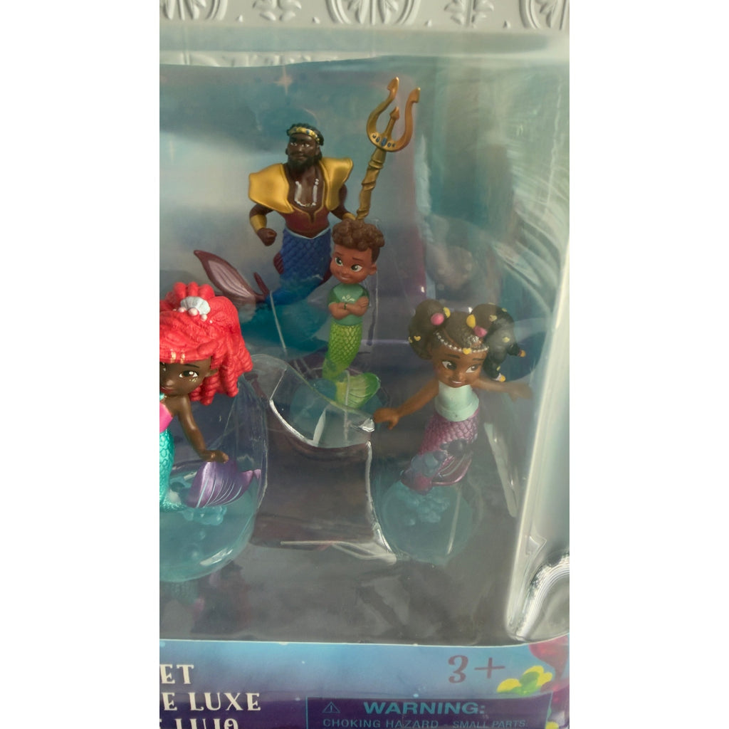 Disney Junior Ariel Deluxe Figurine Set 9 Piece Playset NIB