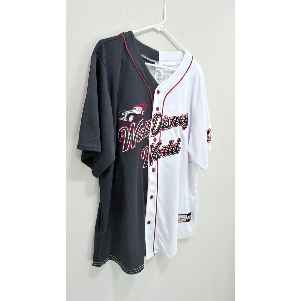 NWT Disney Cruella De Vil 101 Dalmatians Baseball Jersey - Large