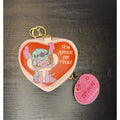 Disney Stitch & Angel Candy Heart Keepsake Keychain/Coin Purse NWT