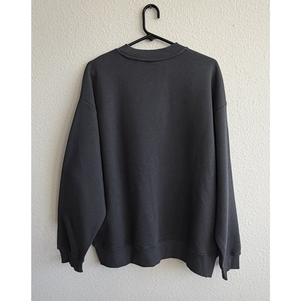 NEW Wicked The Movie Rhinestone Logo Sweatshirt - Charcoal Gray Large