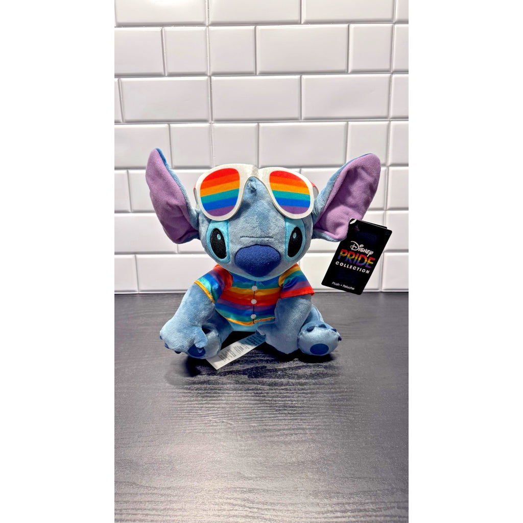 Disney Parks Pride Collection Stitch Plush 12 1/2" NWT