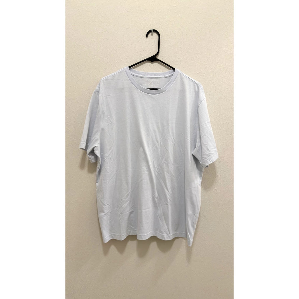 George Men’s Crewneck T-Shirt Bundle - 2 Pack - Size XL - Navy & Light Blue
