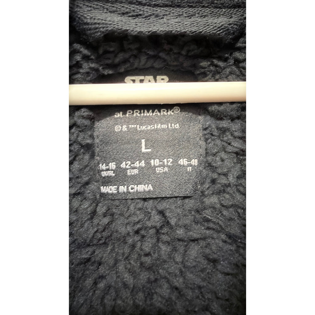 NWT Star Wars x Primark Women's Sherpa Lined Hooded Robe Dressing Gown Large