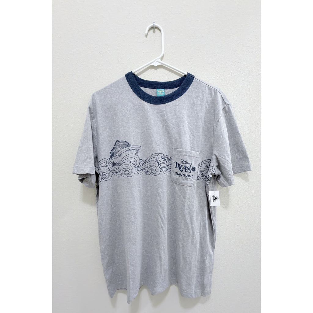 NWT Disney Cruise Line Disney Treasure Inaugural Season Tee Men's Large