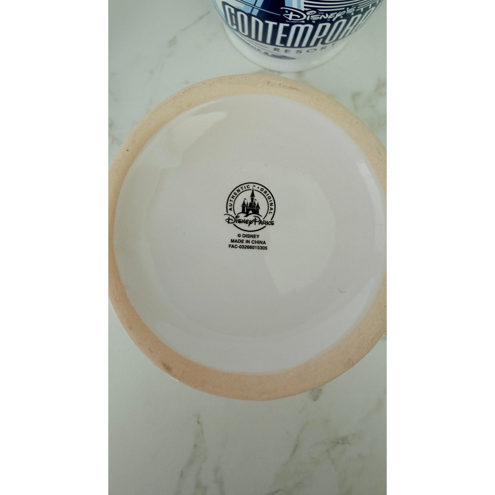 Disney Parks Contemporary Resort Monorail Ceramic Coffee Mugs - Set of 5