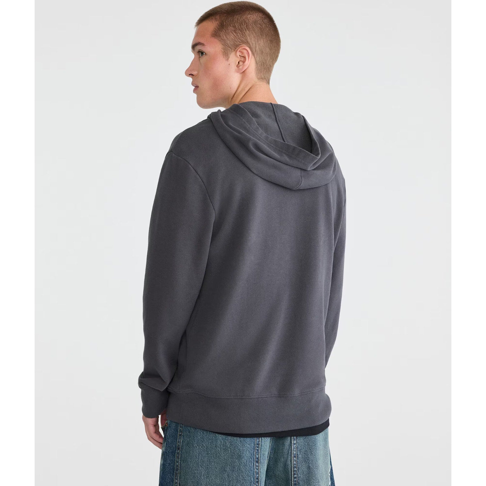NEW Aeropostale 1987 Pullover Hoodie - Magnet Gray - Men's Large