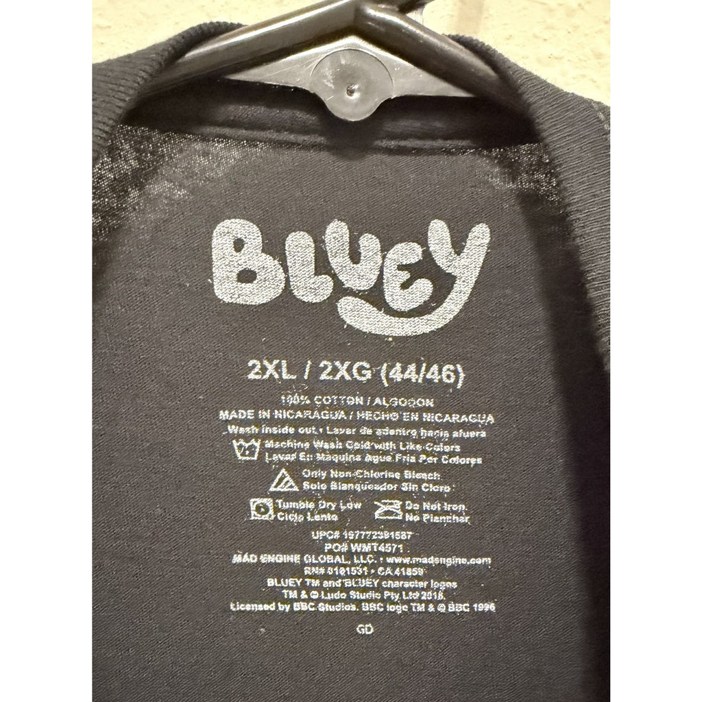 Bluey Bandit "This Was The 80's Man!" Graphic Tee - Men's 2XL - Black