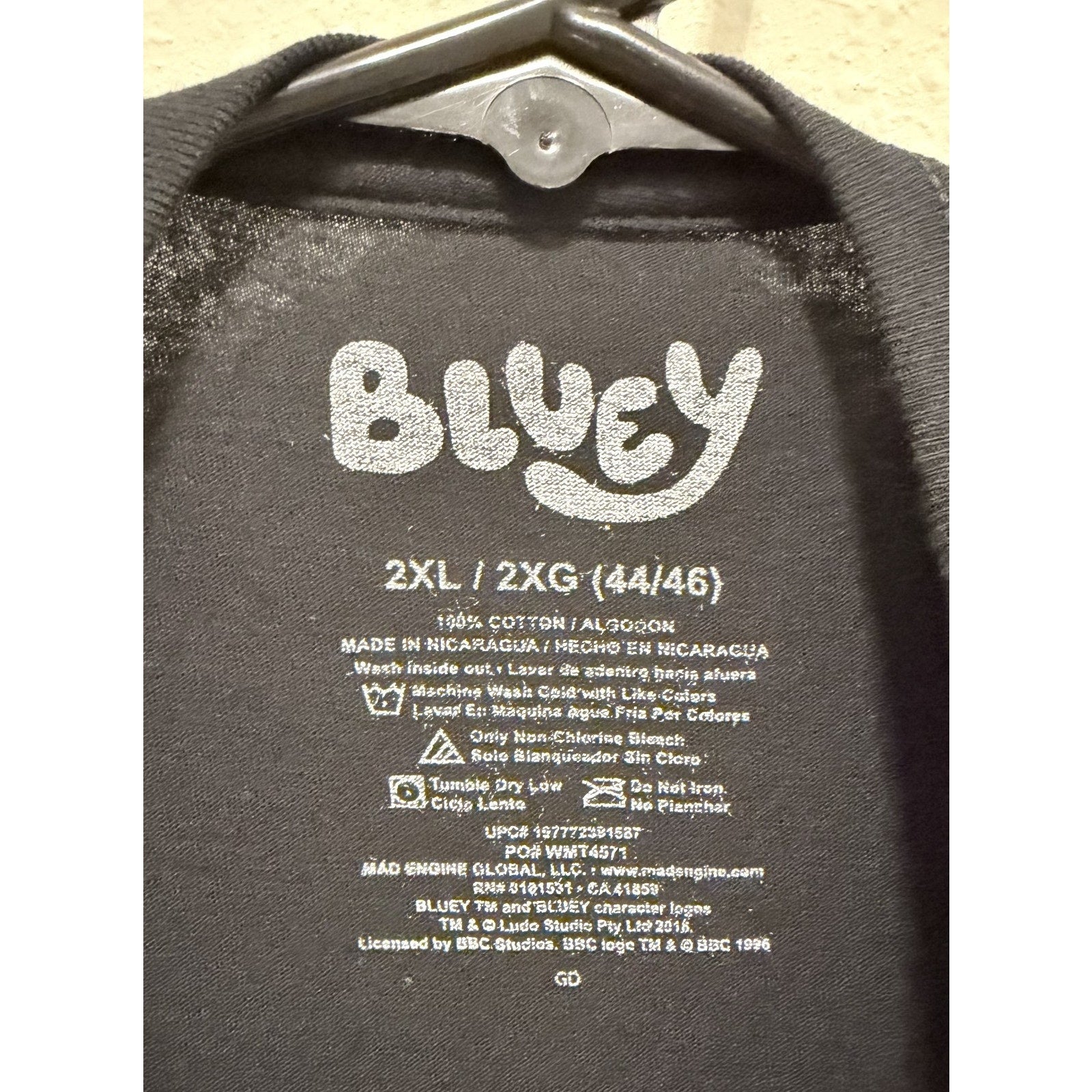 Bluey Bandit "This Was The 80's Man!" Graphic Tee - Men's 2XL - Black