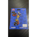 Disney Parks Pin Trading Lanyard Medal & Mickey Icon "D" Pin Set (New)