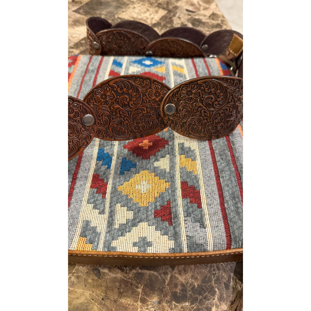 Angel Ranch Southwest Fringe Conceal Carry Crossbody Bag - NWT