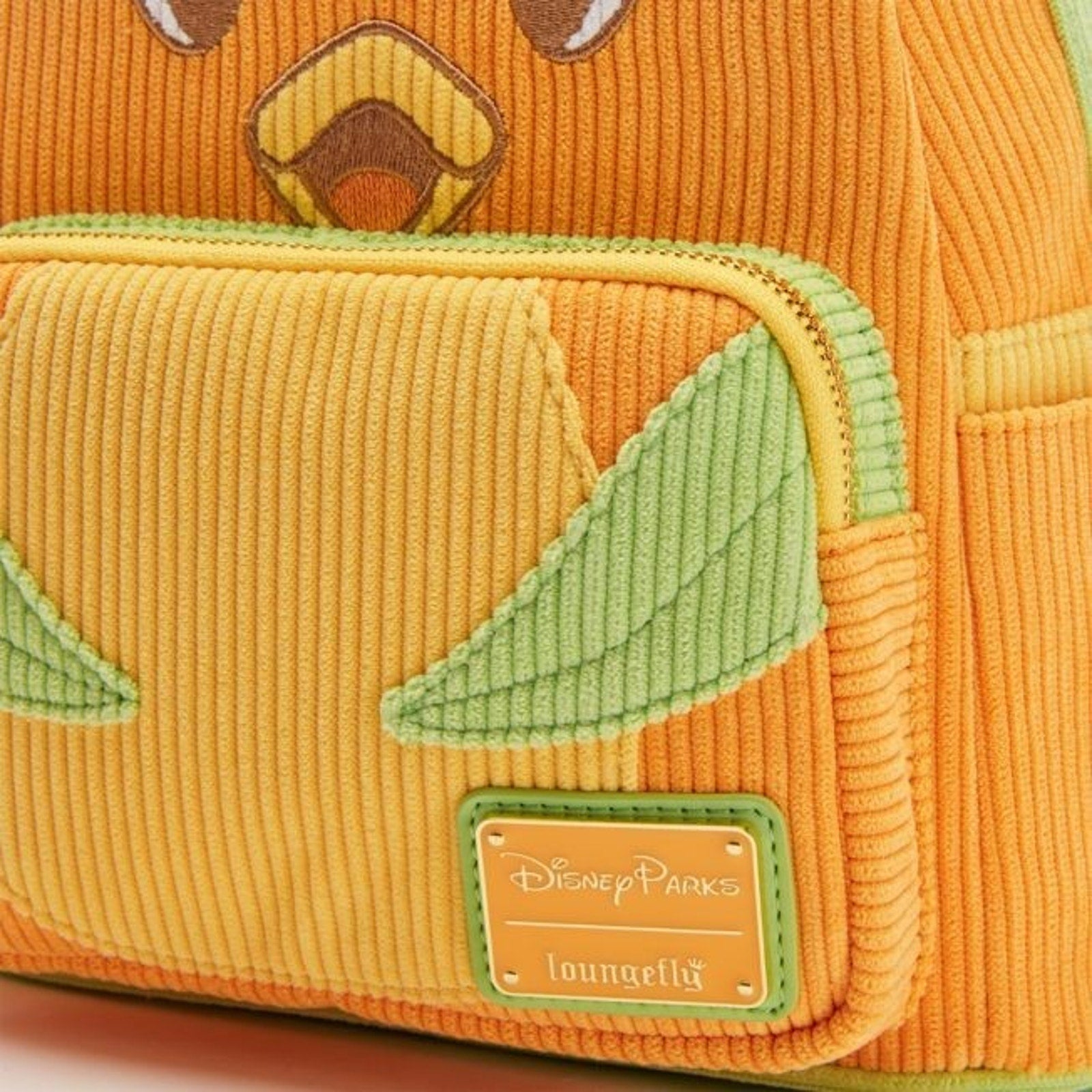 Disney Parks Loungefly Orange Bird Corduroy Backpack NEW