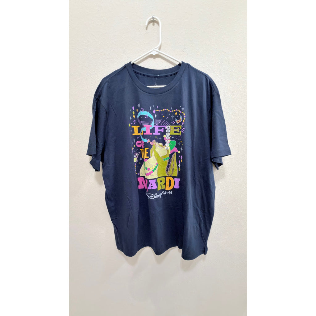 NWT Disney Parks Princess & the Frog "Life of the Mardi" T-Shirt - X-Large