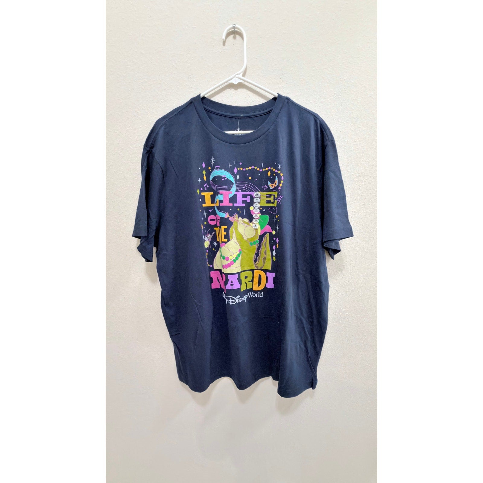 NWT Disney Parks Princess & the Frog "Life of the Mardi" T-Shirt - X-Large