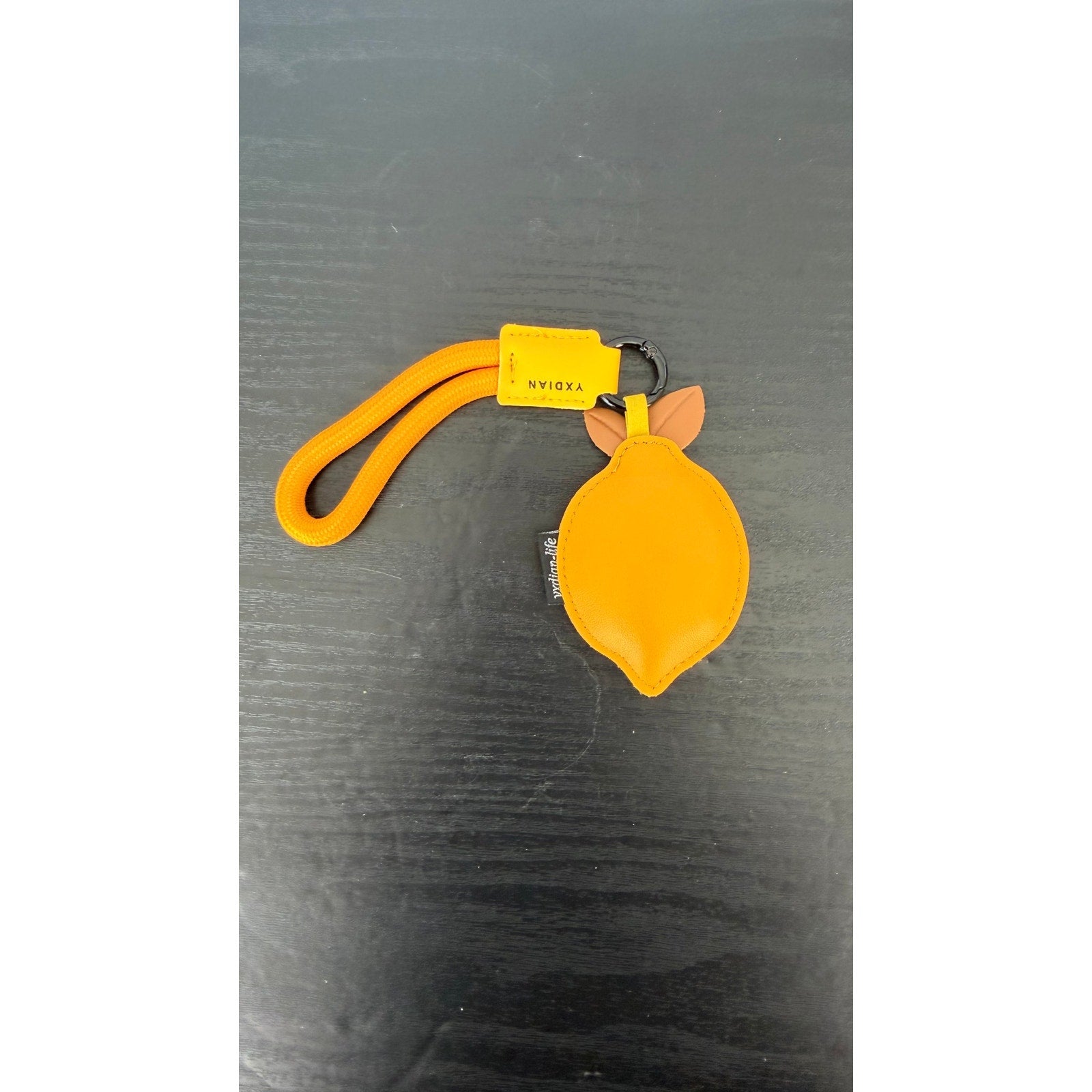 Creative Faux Leather Fruit Keychain - Lemon NEW