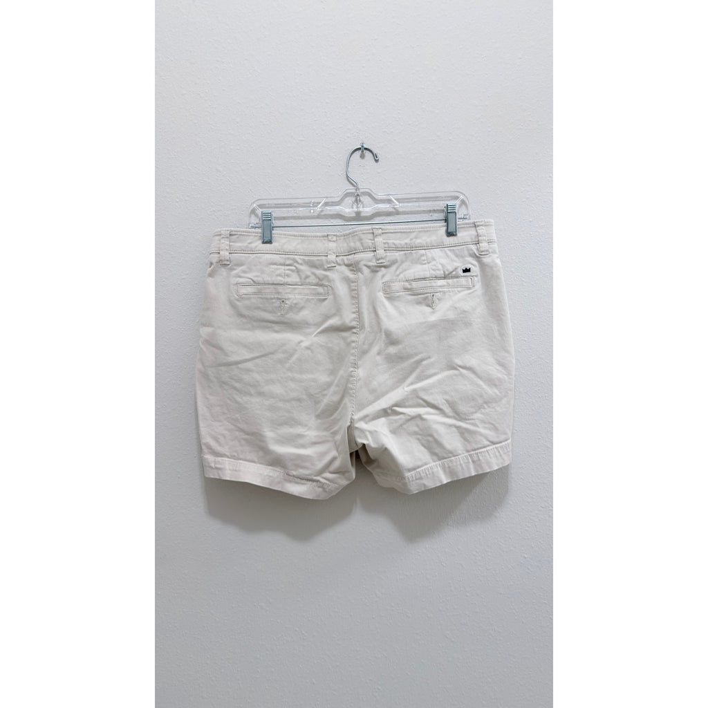 Crown & Ivy Men's Motion Flex Chino Shorts - Khaki / Tan, Size 36 (Preowned)
