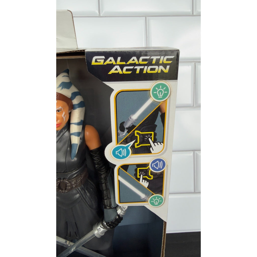 Star Wars Galactic Action Ahsoka Tano 12" Interactive Action Figure - NEW