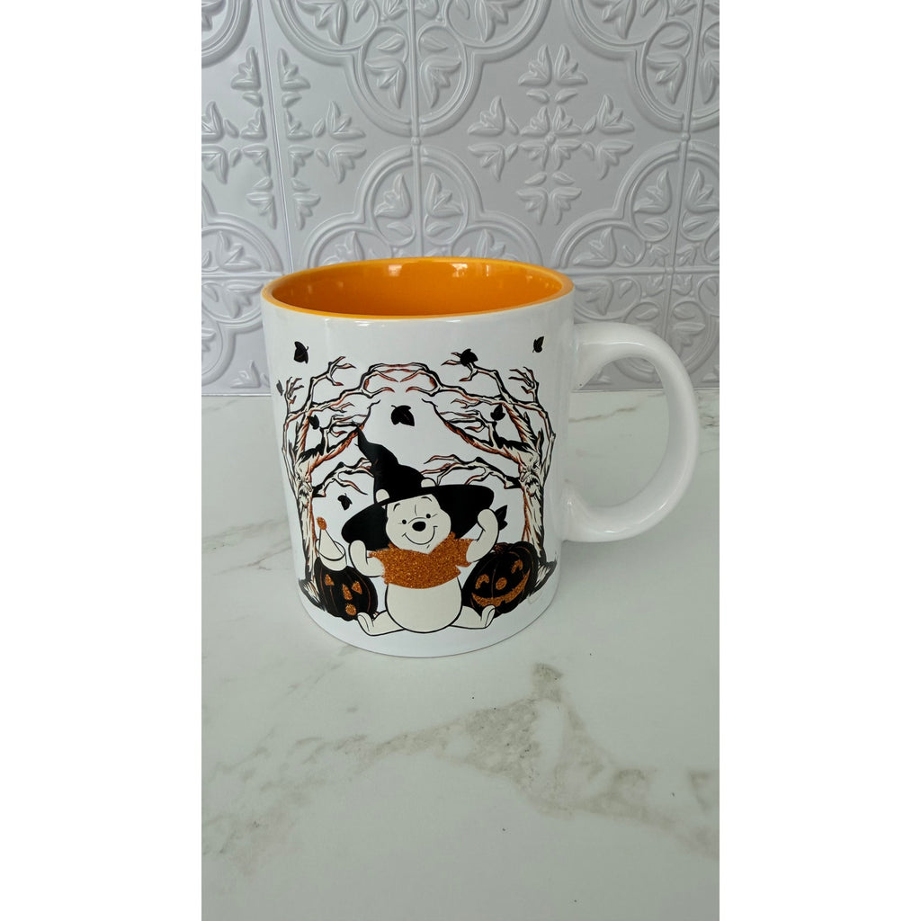 Disney Winnie the Pooh Halloween Witch "BOO!" Ceramic Mug 20oz NWT