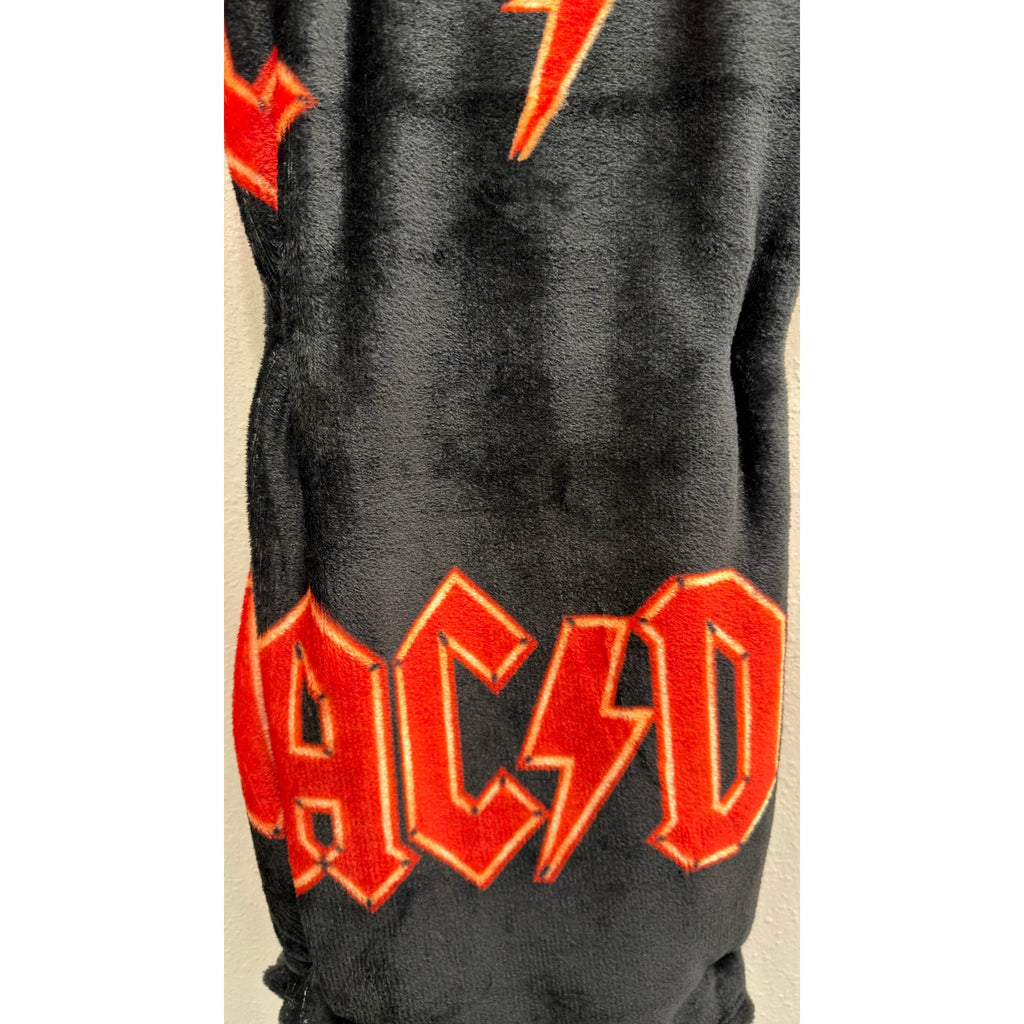AC/DC Rock Band Logo Silk Touch Throw Blanket – 50" x 70" – NWT
