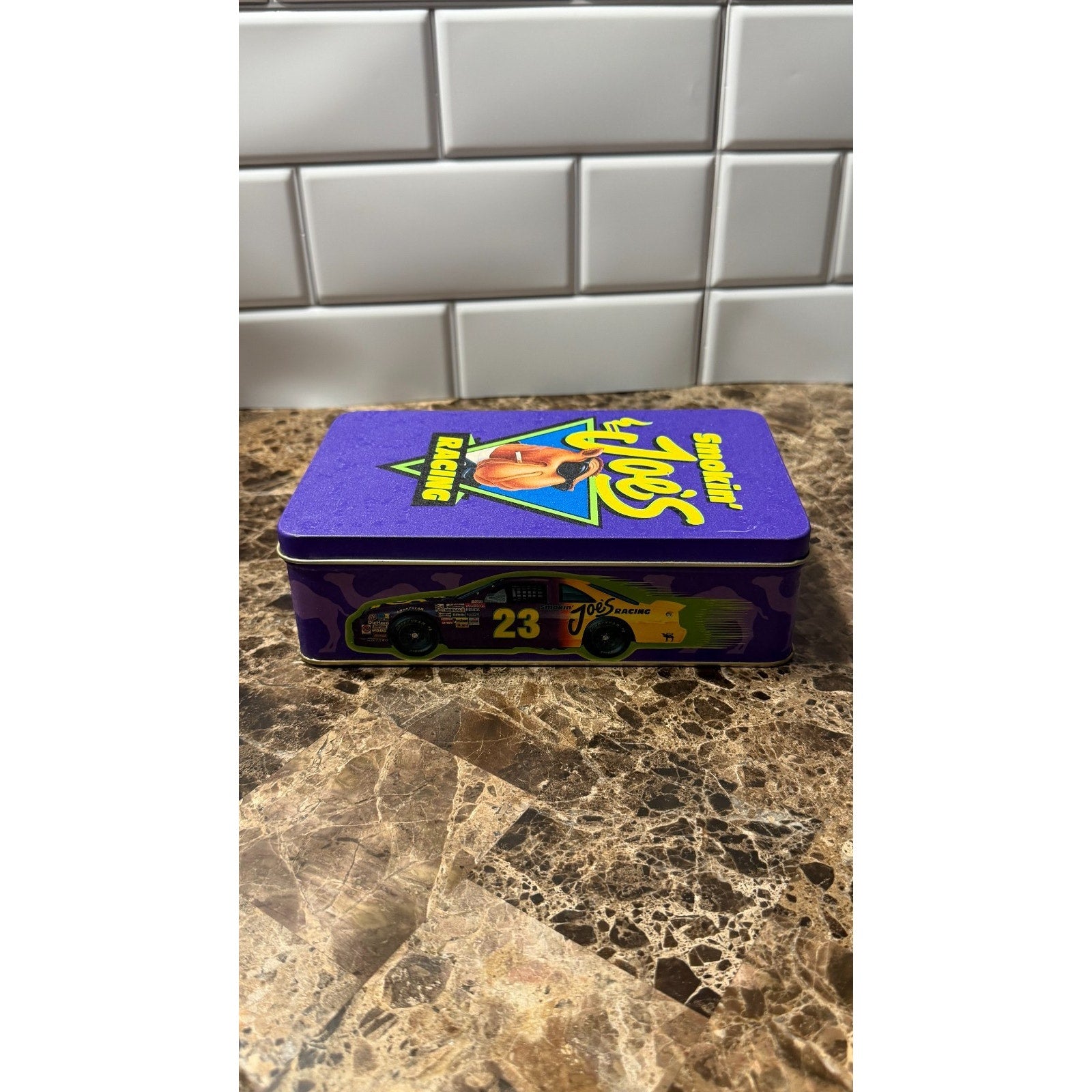 Smokin' Joe's Racing 1994 Tin Camel Tobacco Vintage Case Can Cigarette Smokes