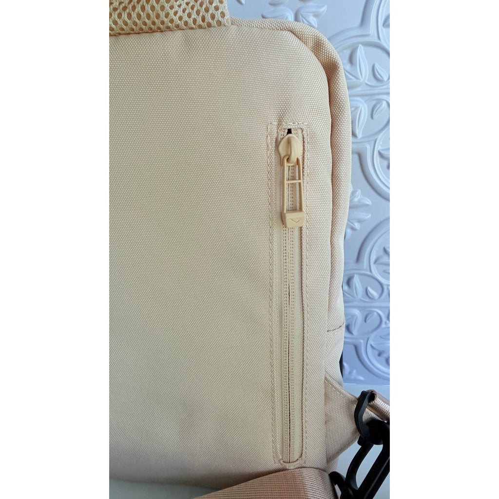 PONY Dave All Day Sling Bag Beige Crossbody Travel Backpack NWT