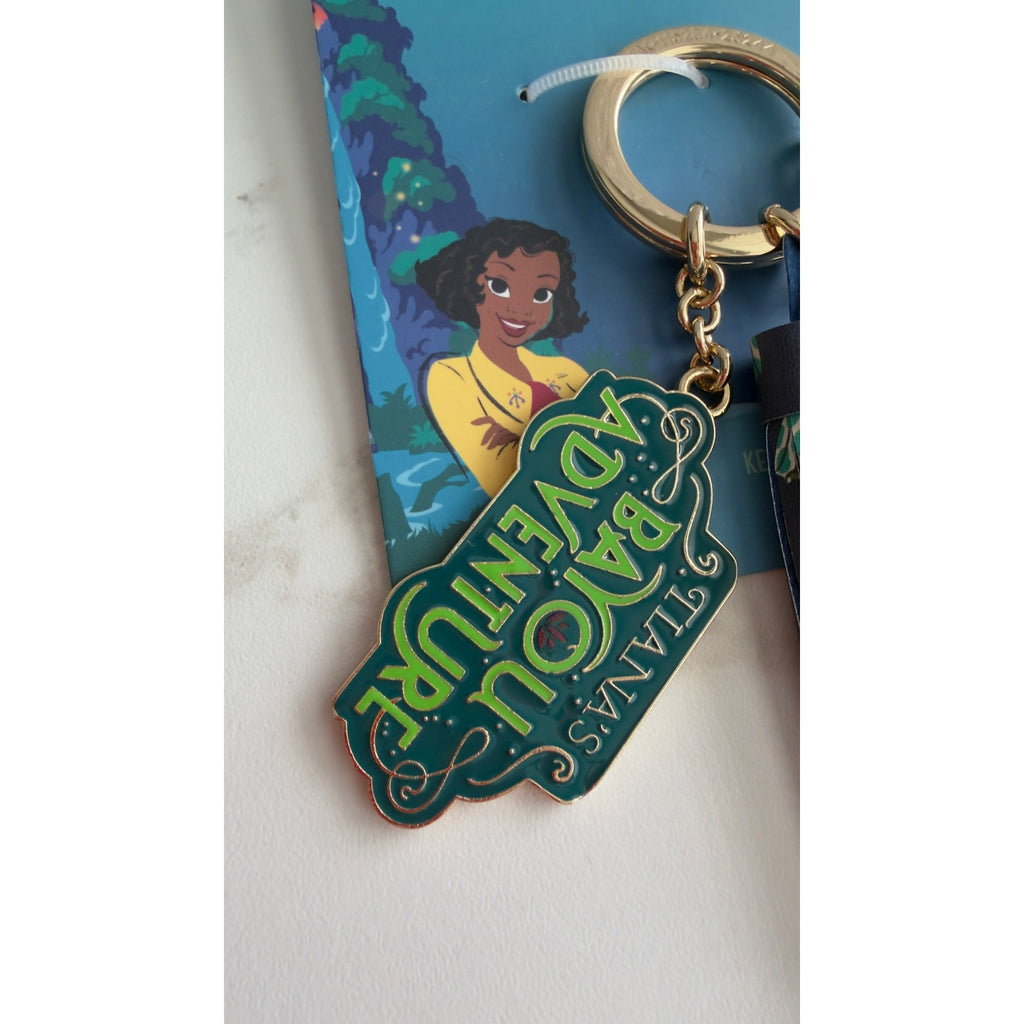 Disney Parks Tiana’s Bayou Adventure Keychain Bag Charm Water Tower Tassel NEW