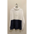 Adult Large Color Block Hoodie Long Sleeve Pullover - Kangaroo Pocket - Preowned