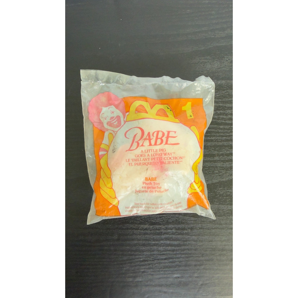 1995 McDonald’s Happy Meal Toy — "Babe" the Gallant Pig (Plush #1)