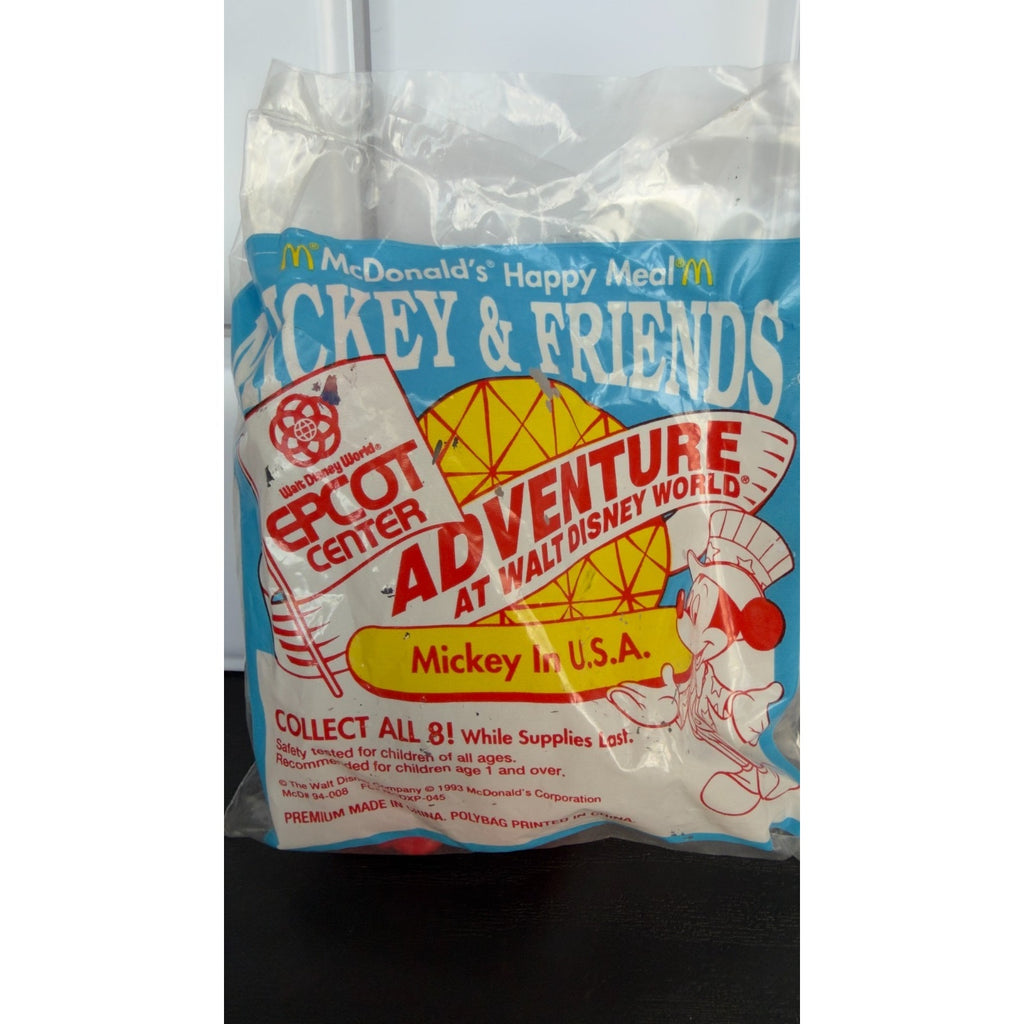 Vintage 1994 McDonald’s Disney’s Epcot Adventure Toy Lot - Set of 4 Sealed