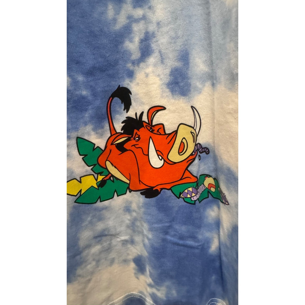 Disney Parks The Lion King Tie-Dye T-Shirt – Timon & Pumbaa – Large NWT