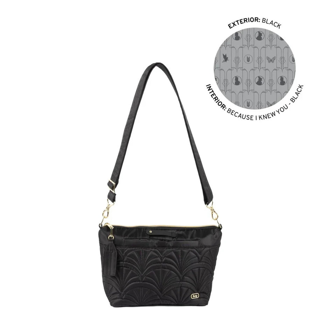 NEW Wicked x Lug Flare 2 Classic Quilted Crossbody — Black