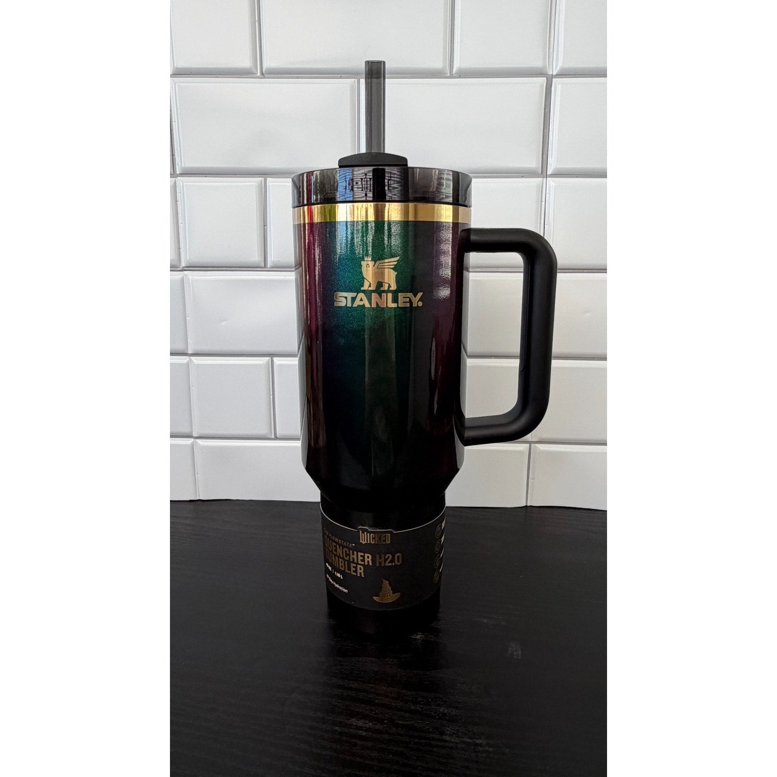 Wicked x Stanley Quencher H2.0 FlowState 40oz Tumbler - Elphaba For Good NEW
