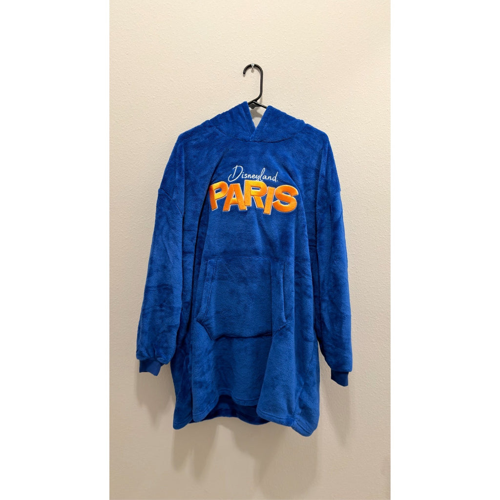 NEW Disneyland Paris "Bonjour Mickey" Oversized Fleece Hoodie - L/XL