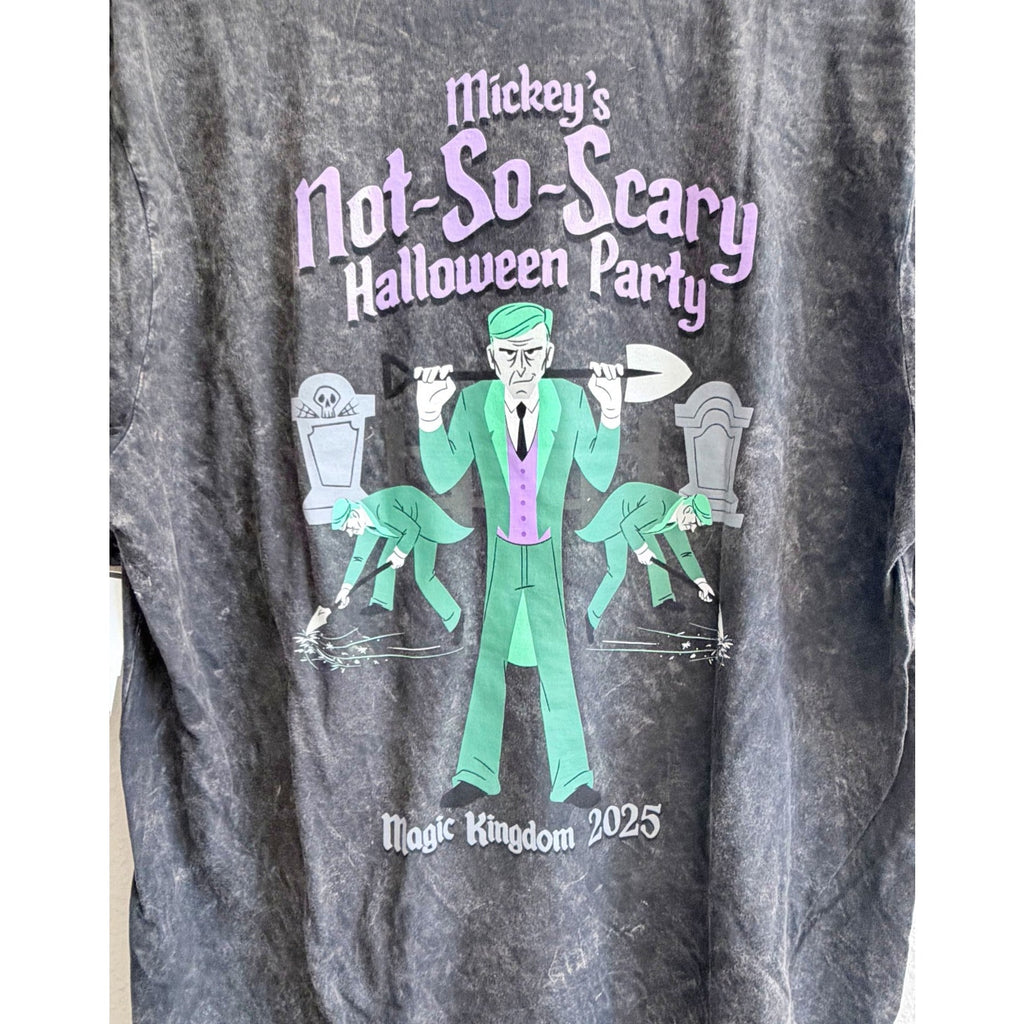 Disney Parks Mickey's Not-So-Scary Halloween Party Grave Digger T-Shirt Large