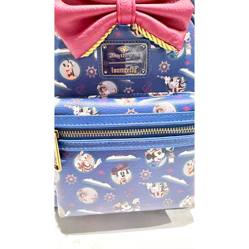 Disney Cruise Line Treasure Inaugural Character Loungefly Mini Backpack NEW