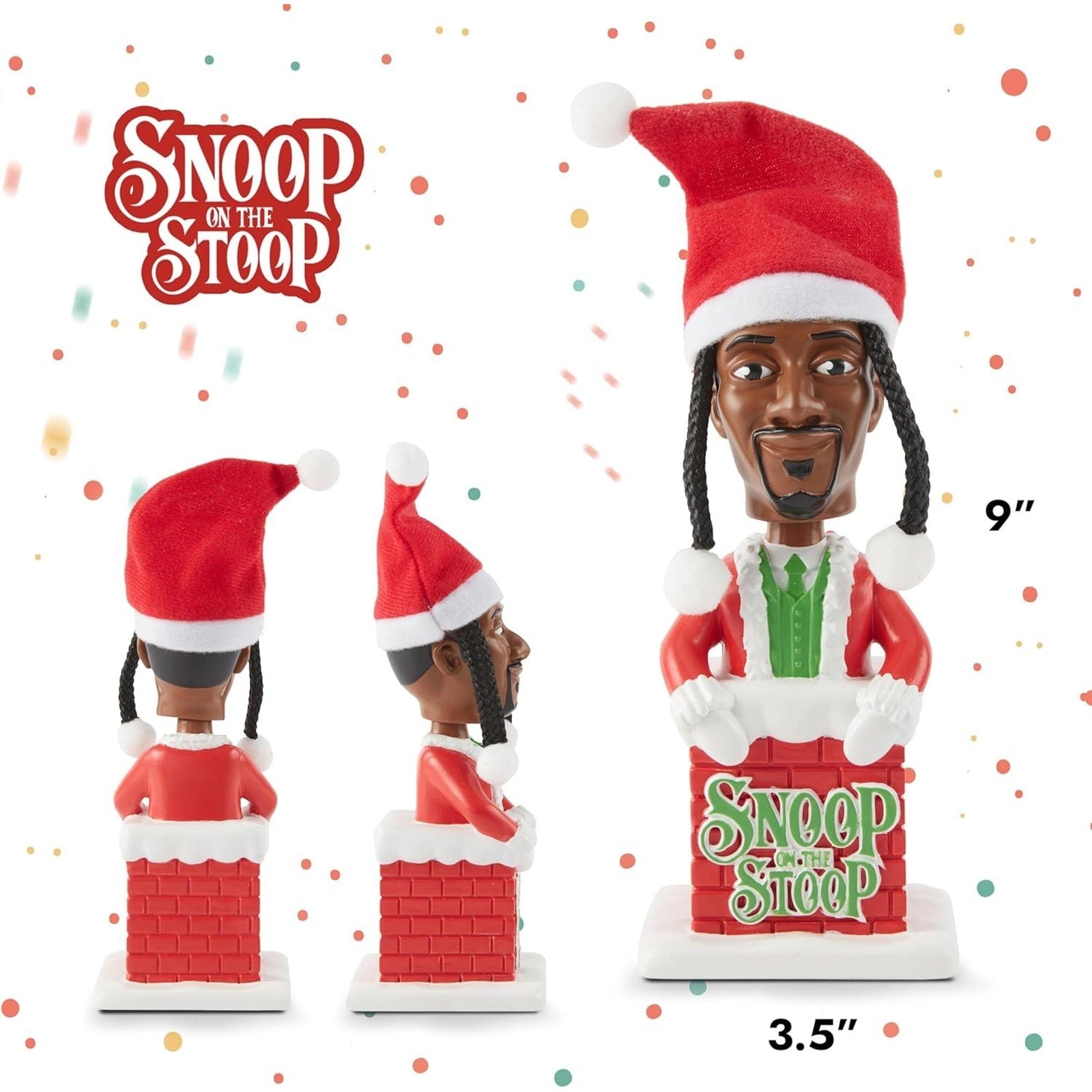 Snoop Dogg "Snoop on The Stoop" Holiday Bobblehead NEW