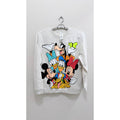 Disney Parks Mickey Mouse and Friends Gray Large Adult Pullover Sweatshirt NWT