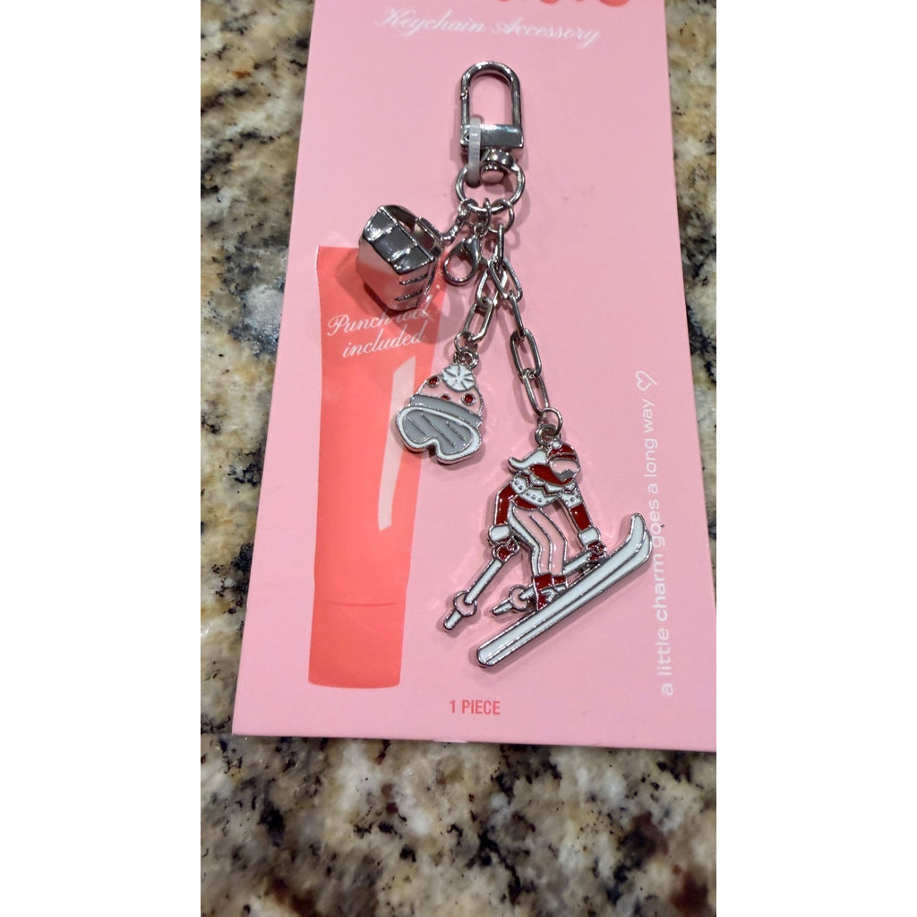 Studio Artifact Lip Charm Keychain - Skier (New)