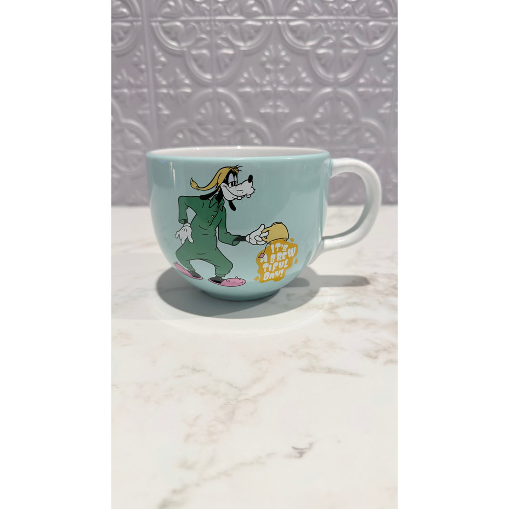 Disney Parks Goofy Its A Brew-tiful Day Morning Coffee Mug Large 19oz NEW