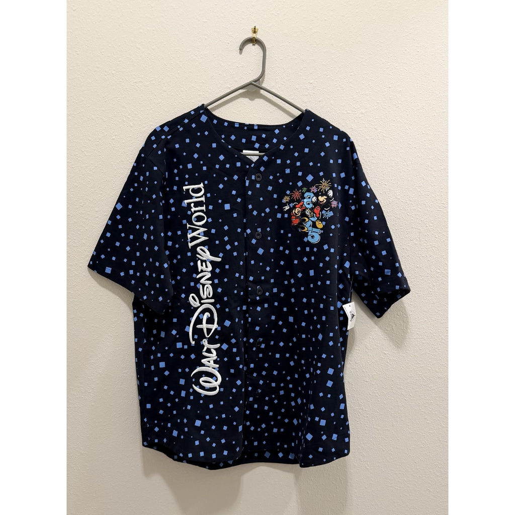 NEW Disney Parks 2025 Mickey and Friends 2025 Baseball Jersey - Adult Medium
