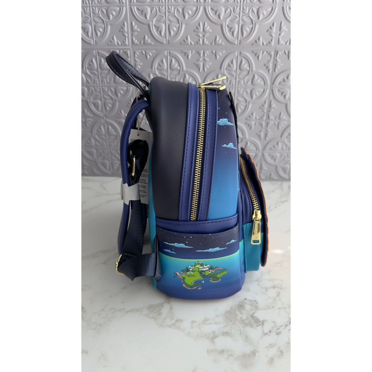 Disney Parks x Loungefly Peter Pan’s Flight Ride Mini Backpack NWT