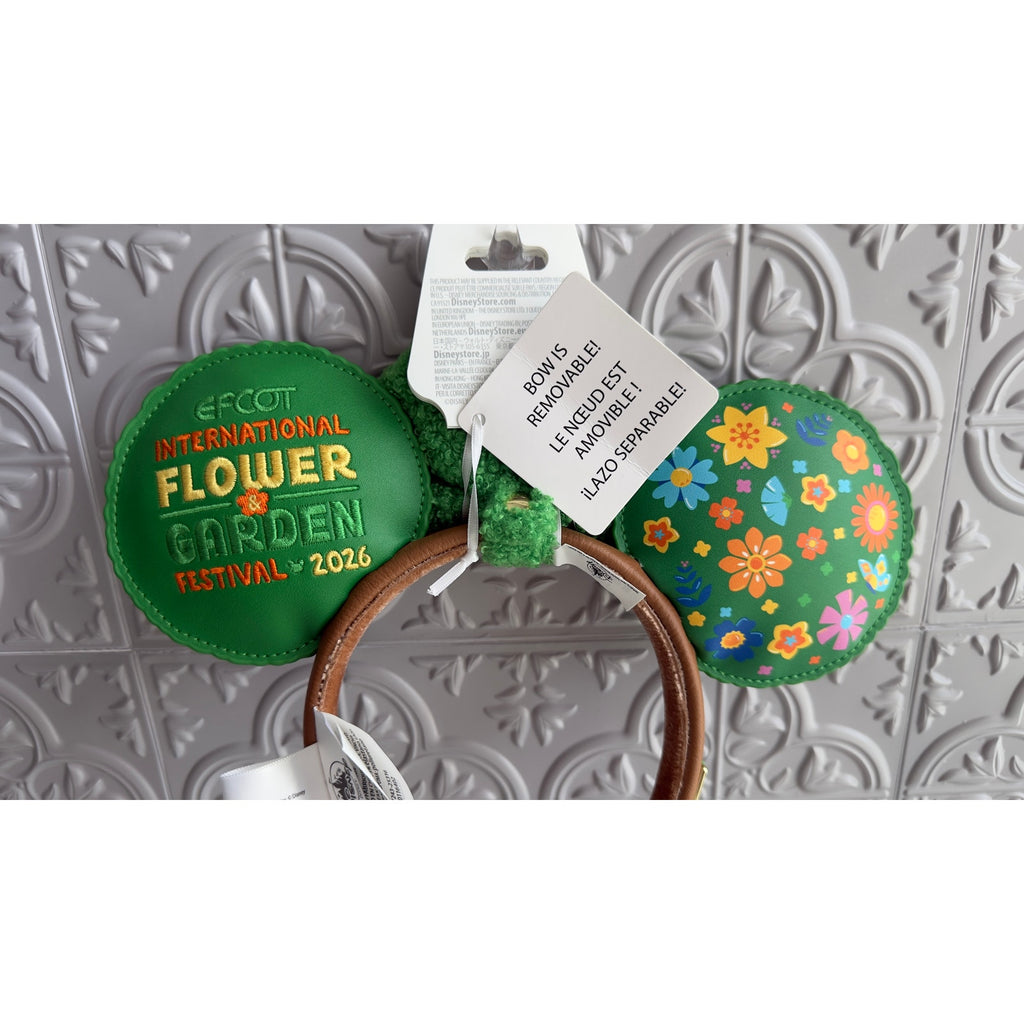 Disney Parks Loungefly 2026 Epcot Flower & Garden Orange Bird Ears Headband NEW