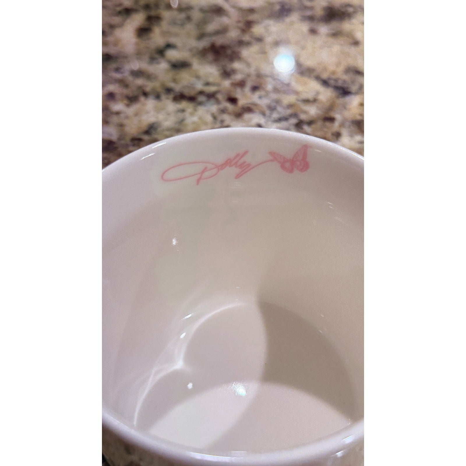 NWT Dolly Parton "I Love Dolly" 16 oz Holiday Mug — White