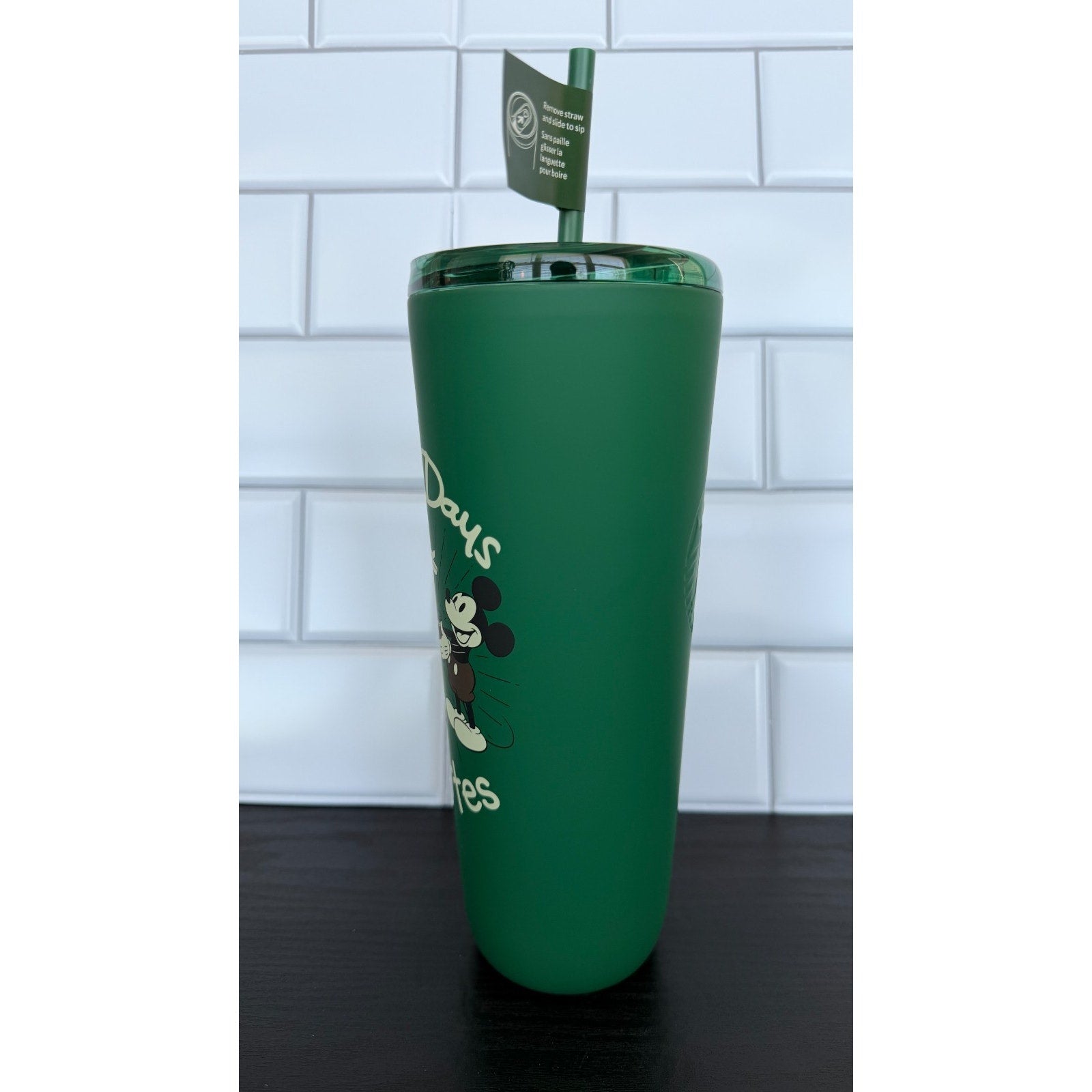 NWT Disney Starbucks 2026 WDW Green 24 oz Venti Tumbler Park Days & Lattes