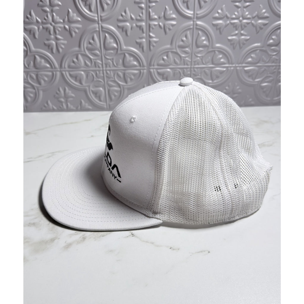 Koloa Surf Classic White Mesh Back Trucker Hat Snapback Adjustable