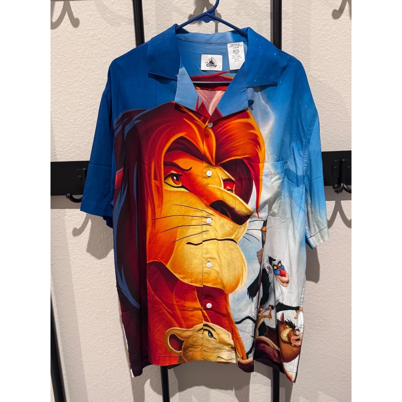 Disney Parks The Lion King Camp Shirt for Adults Mufasa Button Down New with Tag