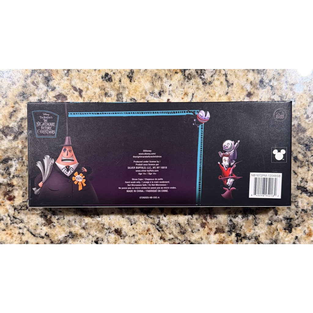 NEW Disney Nightmare Before Christmas Jack Skellington Straw Toppers - Set of 4