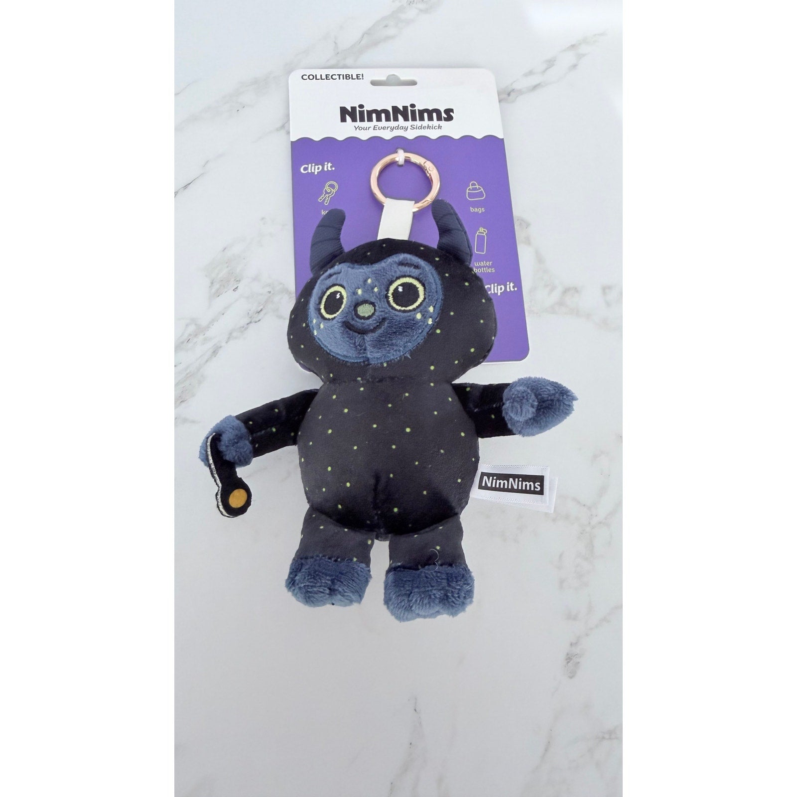 NimNims Monster Series Nixie Plush Keychain Clip NEW