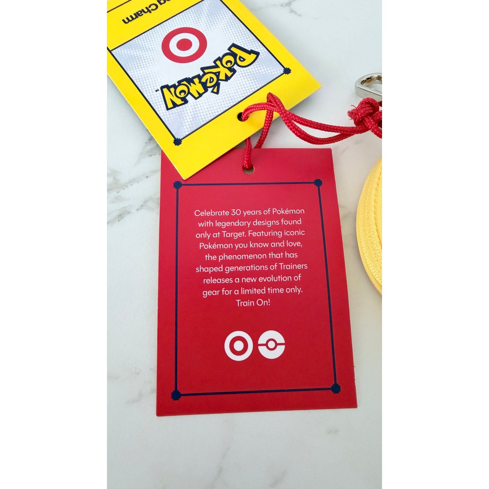 Pokémon x Target Ultra Ball Bag Charm - Yellow